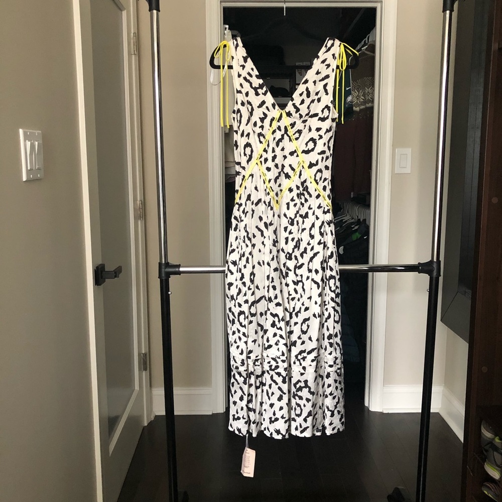 Self Portrait Animal Pattern Dress